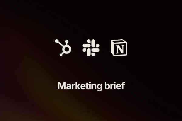 weekly-marketing-brief: Marketing brief